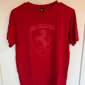 Ferrari World T-Shirt -  Ferrari Red, Men's S, EUC